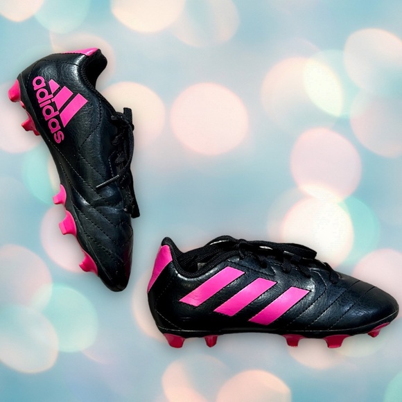 adidas Kids Shoes in Black and Pink - Picture 1 of 6
